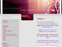 Tablet Screenshot of couleurs.soyez-zen.fr